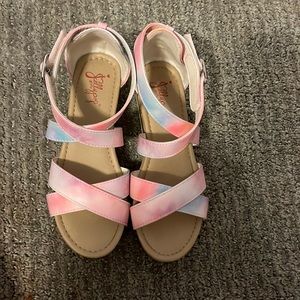 Jelly pop, blue/pink shoes, size 3 in girls